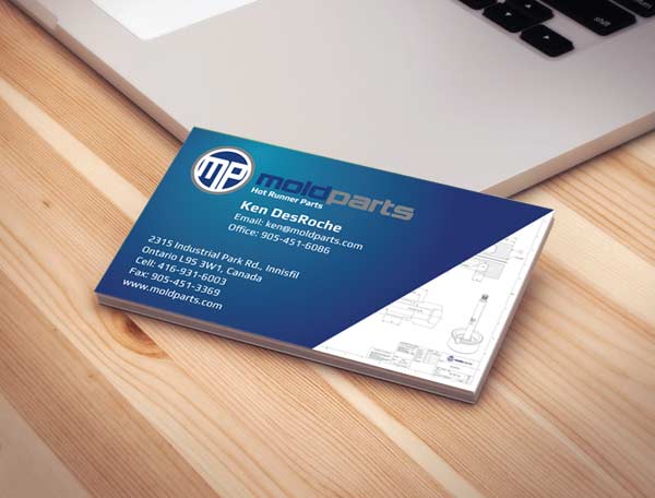 Moldparts business cards